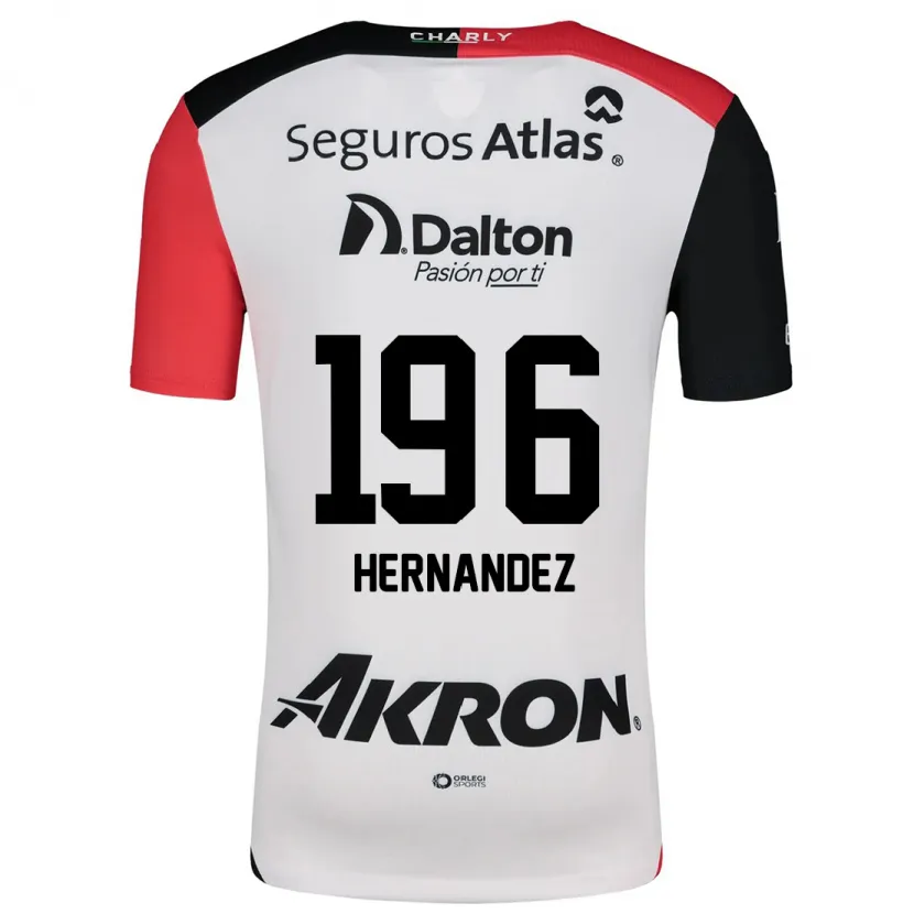 Danxen Kinder Miguel Hernández #196 Weiß Rot Schwarz Auswärtstrikot Trikot 2024/25 T-Shirt Schweiz