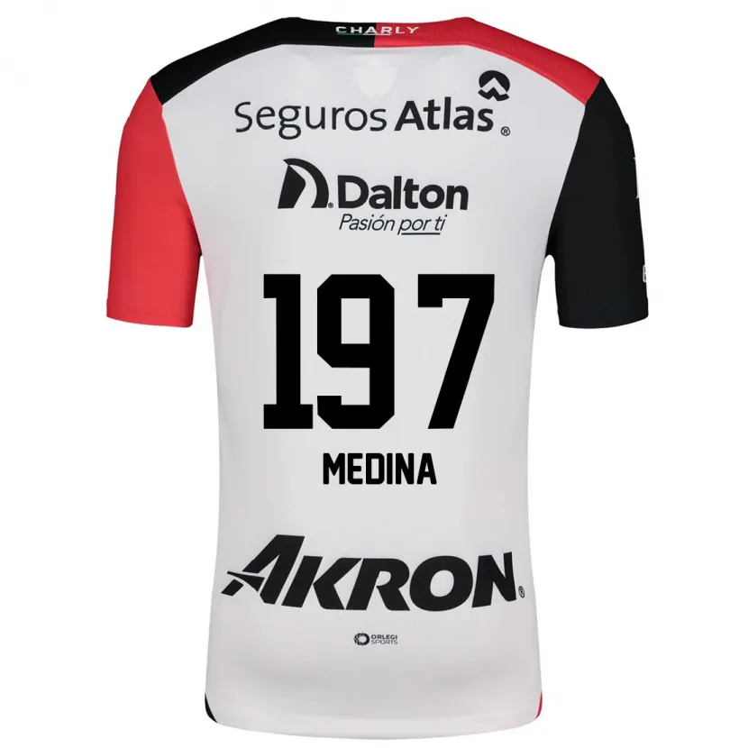 Danxen Kinder Héctor Medina #197 Weiß Rot Schwarz Auswärtstrikot Trikot 2024/25 T-Shirt Schweiz