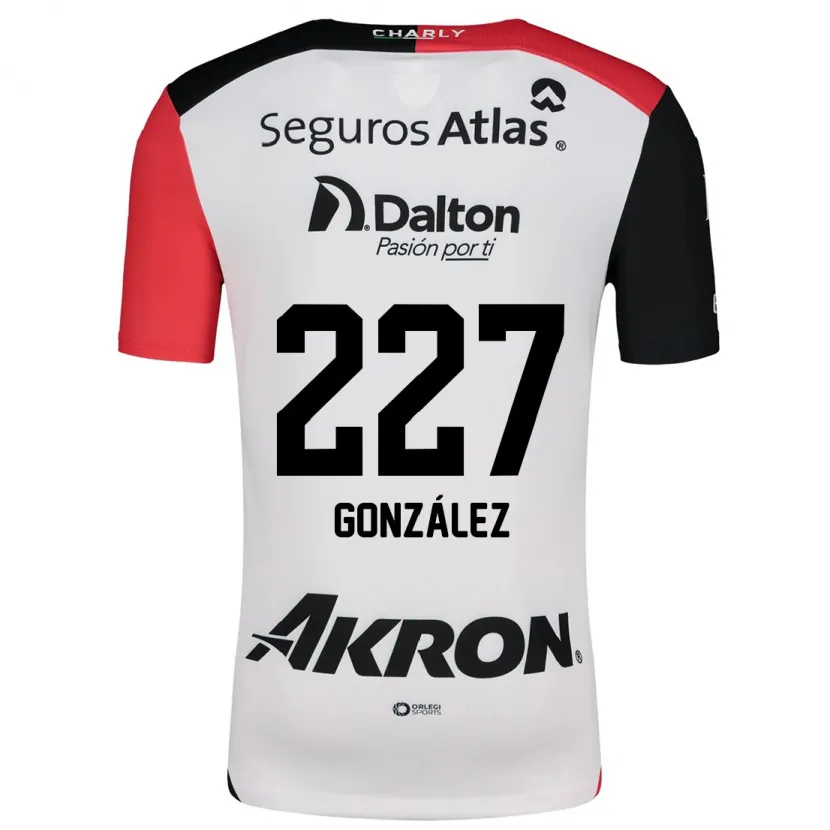 Danxen Kinder Rodolfo González #227 Weiß Rot Schwarz Auswärtstrikot Trikot 2024/25 T-Shirt Schweiz