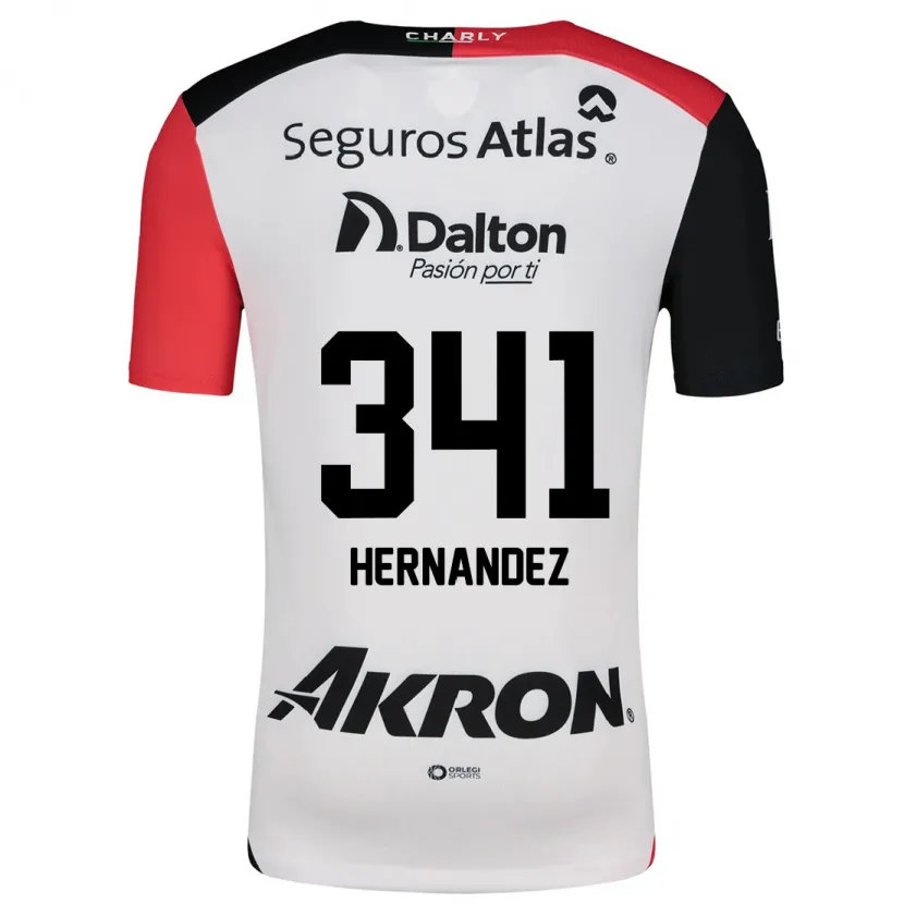 Danxen Kinder Leonardo Hernández #341 Weiß Rot Schwarz Auswärtstrikot Trikot 2024/25 T-Shirt Schweiz