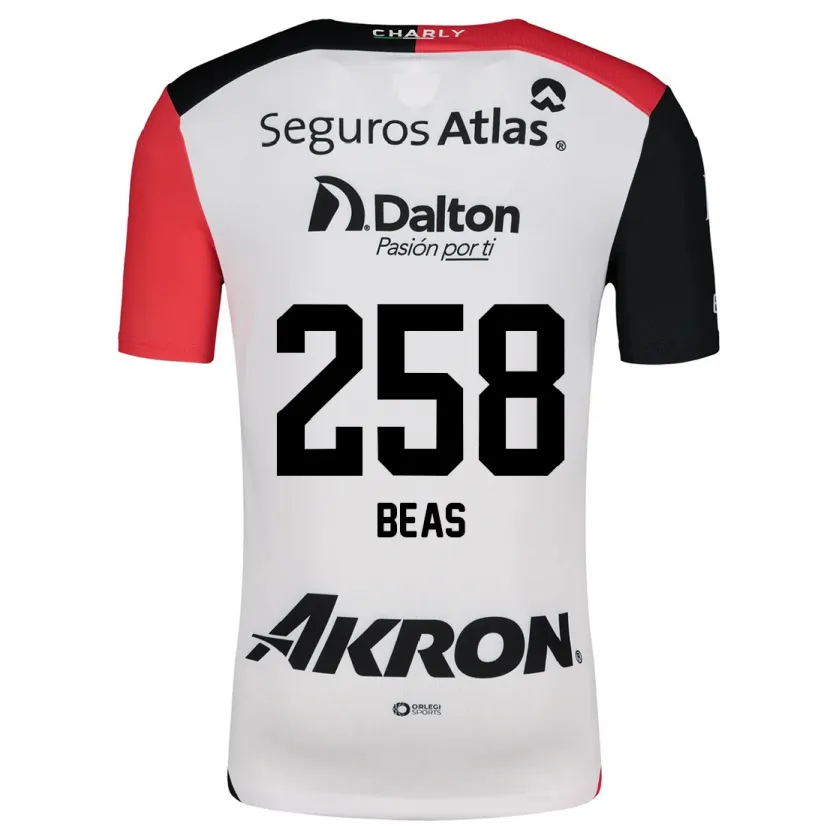 Danxen Kinder Álvaro Beas #258 Weiß Rot Schwarz Auswärtstrikot Trikot 2024/25 T-Shirt Schweiz