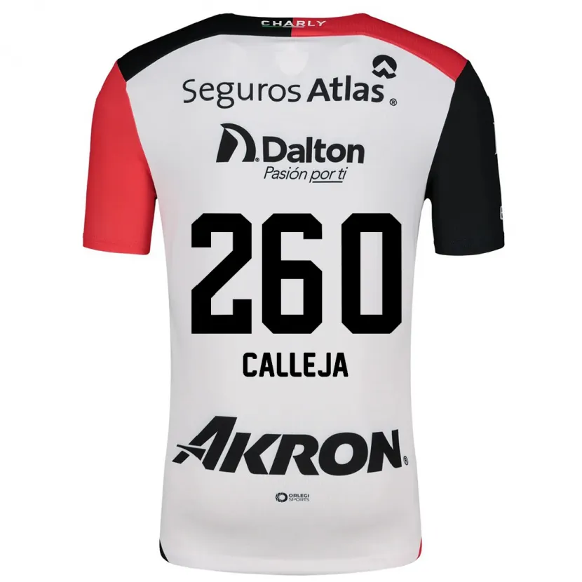 Danxen Kinder Diego Calleja #260 Weiß Rot Schwarz Auswärtstrikot Trikot 2024/25 T-Shirt Schweiz