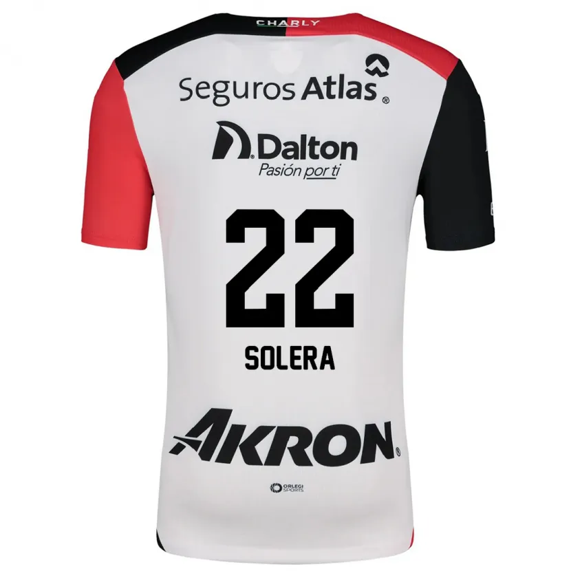 Danxen Kinder Daniela Solera #22 Weiß Rot Schwarz Auswärtstrikot Trikot 2024/25 T-Shirt Schweiz