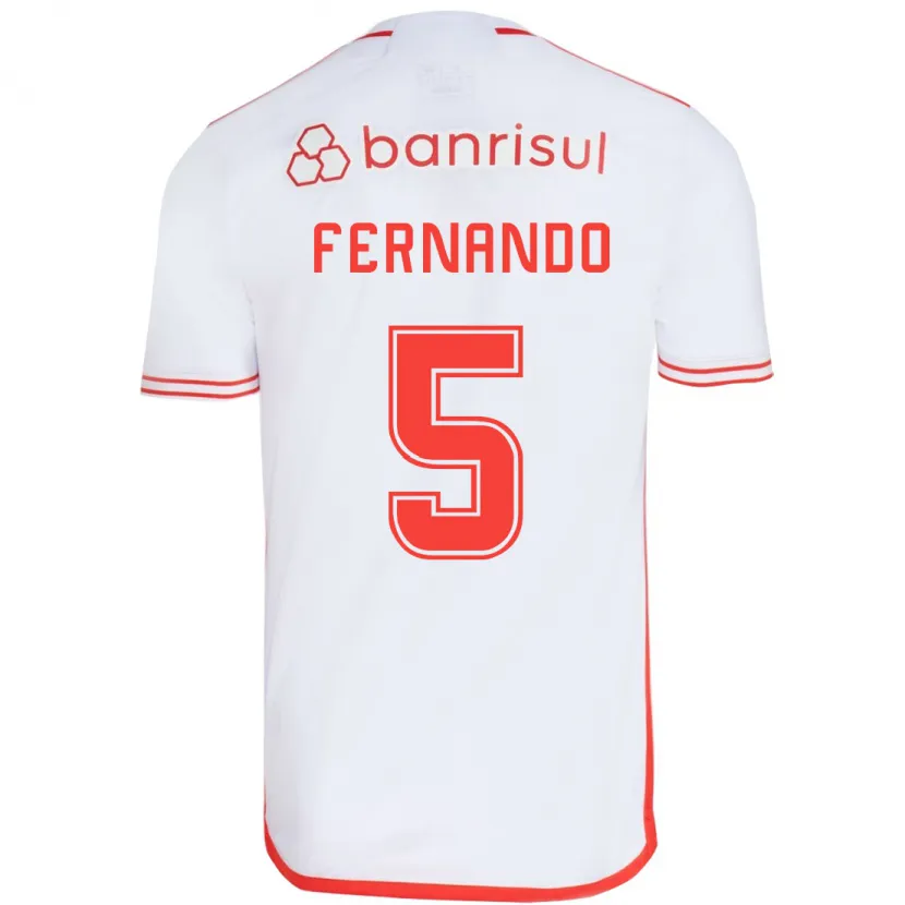 Danxen Kinder Fernando #5 Weiß Rot Auswärtstrikot Trikot 2024/25 T-Shirt Schweiz