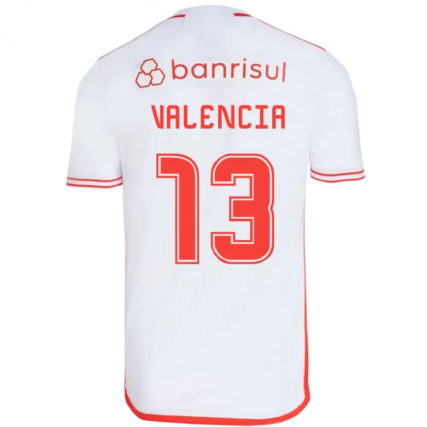 Danxen Kinder Enner Valencia #13 Weiß Rot Auswärtstrikot Trikot 2024/25 T-Shirt Schweiz