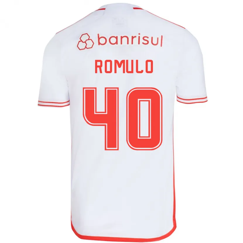 Danxen Kinder Rômulo #40 Weiß Rot Auswärtstrikot Trikot 2024/25 T-Shirt Schweiz