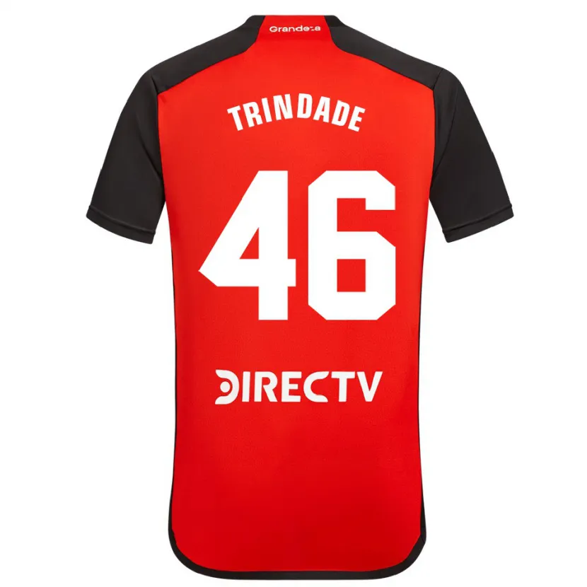 Danxen Kinder Gonzalo Trindade #46 Rot Schwarz Weiß Auswärtstrikot Trikot 2024/25 T-Shirt Schweiz