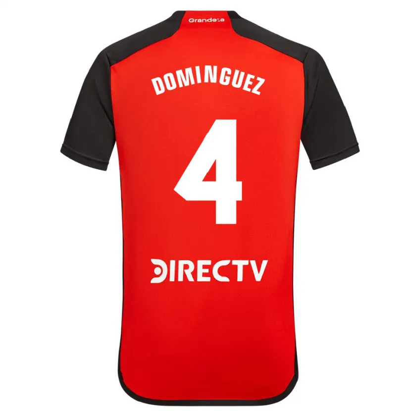 Danxen Kinder Evelyn Sofía Domínguez #4 Rot Schwarz Weiß Auswärtstrikot Trikot 2024/25 T-Shirt Schweiz