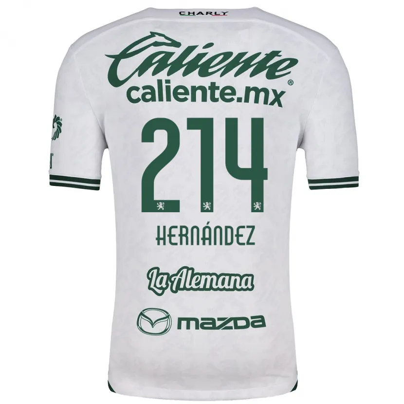 Danxen Kinder Iván Hernández #214 Weiß Grün Auswärtstrikot Trikot 2024/25 T-Shirt Schweiz