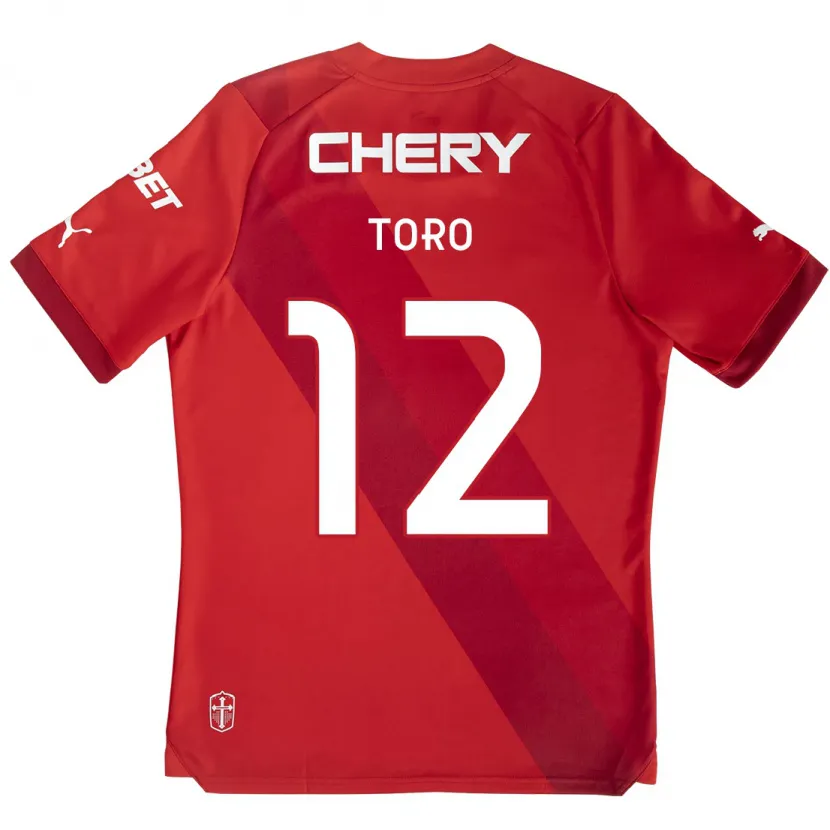 Danxen Kinder Ian Toro #12 Rot-Weiss Auswärtstrikot Trikot 2024/25 T-Shirt Schweiz