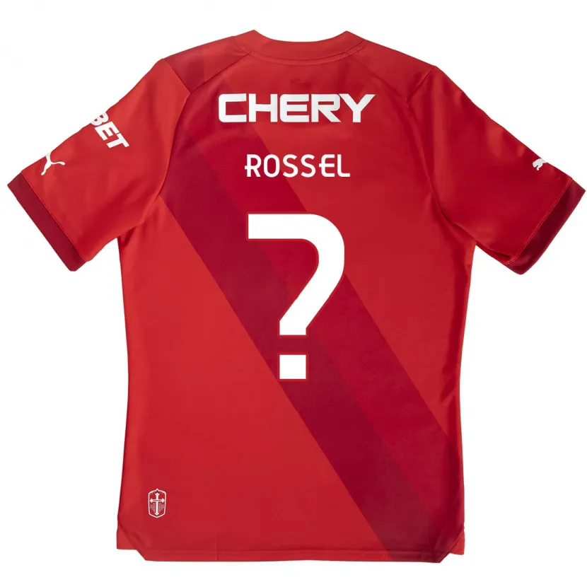 Danxen Kinder Juan Francisco Rossel #0 Rot-Weiss Auswärtstrikot Trikot 2024/25 T-Shirt Schweiz