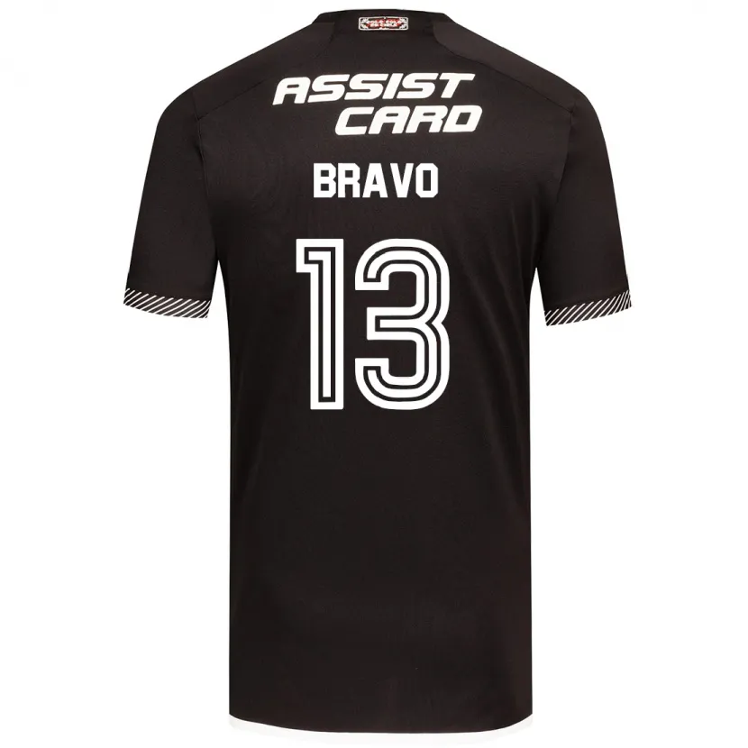 Danxen Kinder Santiago Bravo #13 Schwarz-Weiss Auswärtstrikot Trikot 2024/25 T-Shirt Schweiz