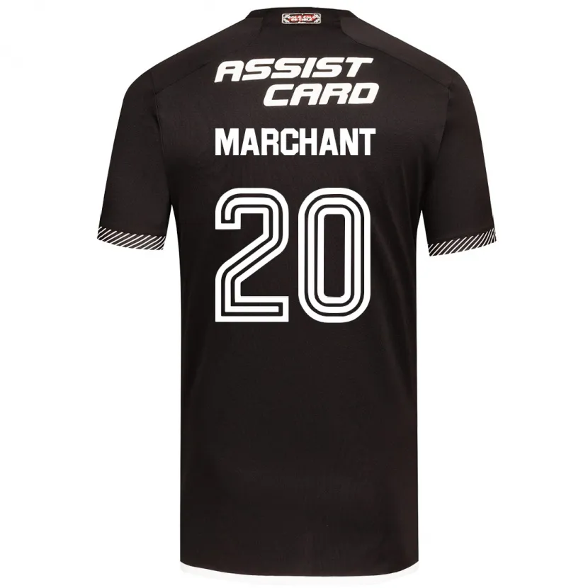 Danxen Kinder Francisco Marchant #20 Schwarz-Weiss Auswärtstrikot Trikot 2024/25 T-Shirt Schweiz