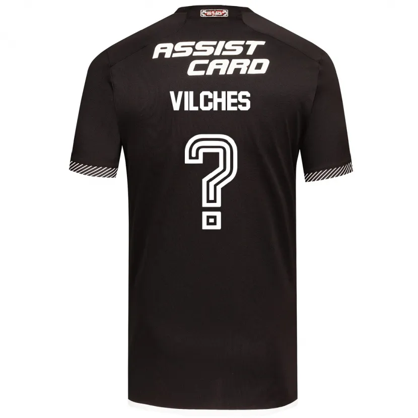 Danxen Kinder Patricio Vilches #0 Schwarz-Weiss Auswärtstrikot Trikot 2024/25 T-Shirt Schweiz