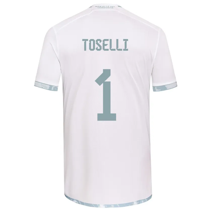 Danxen Kinder Cristopher Toselli #1 Weiß Grau Auswärtstrikot Trikot 2024/25 T-Shirt Schweiz