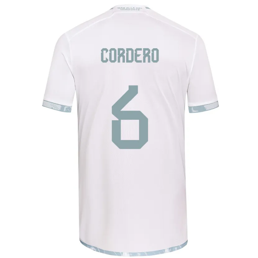 Danxen Kinder Renato Cordero #6 Weiß Grau Auswärtstrikot Trikot 2024/25 T-Shirt Schweiz