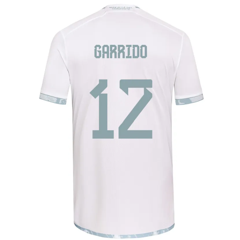 Danxen Kinder Pedro Garrido #12 Weiß Grau Auswärtstrikot Trikot 2024/25 T-Shirt Schweiz