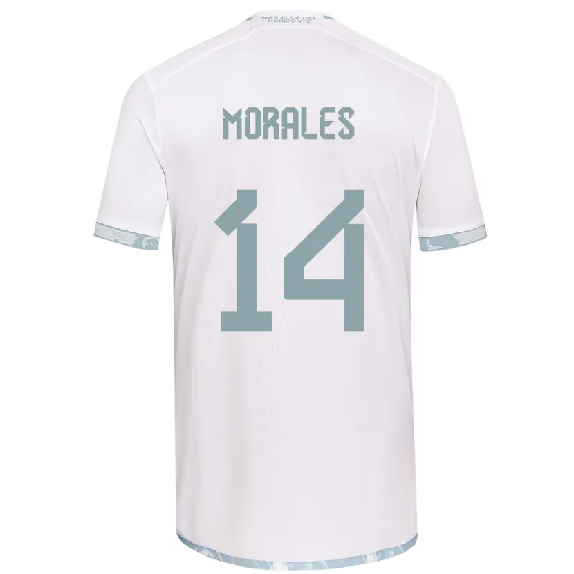 Danxen Kinder Marcelo Morales #14 Weiß Grau Auswärtstrikot Trikot 2024/25 T-Shirt Schweiz