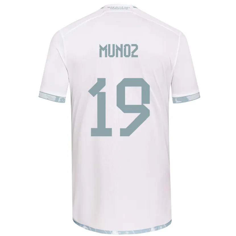 Danxen Kinder Cristóbal Muñoz #19 Weiß Grau Auswärtstrikot Trikot 2024/25 T-Shirt Schweiz