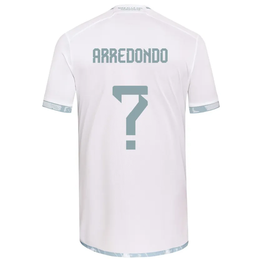 Danxen Kinder Milovan Arredondo #0 Weiß Grau Auswärtstrikot Trikot 2024/25 T-Shirt Schweiz