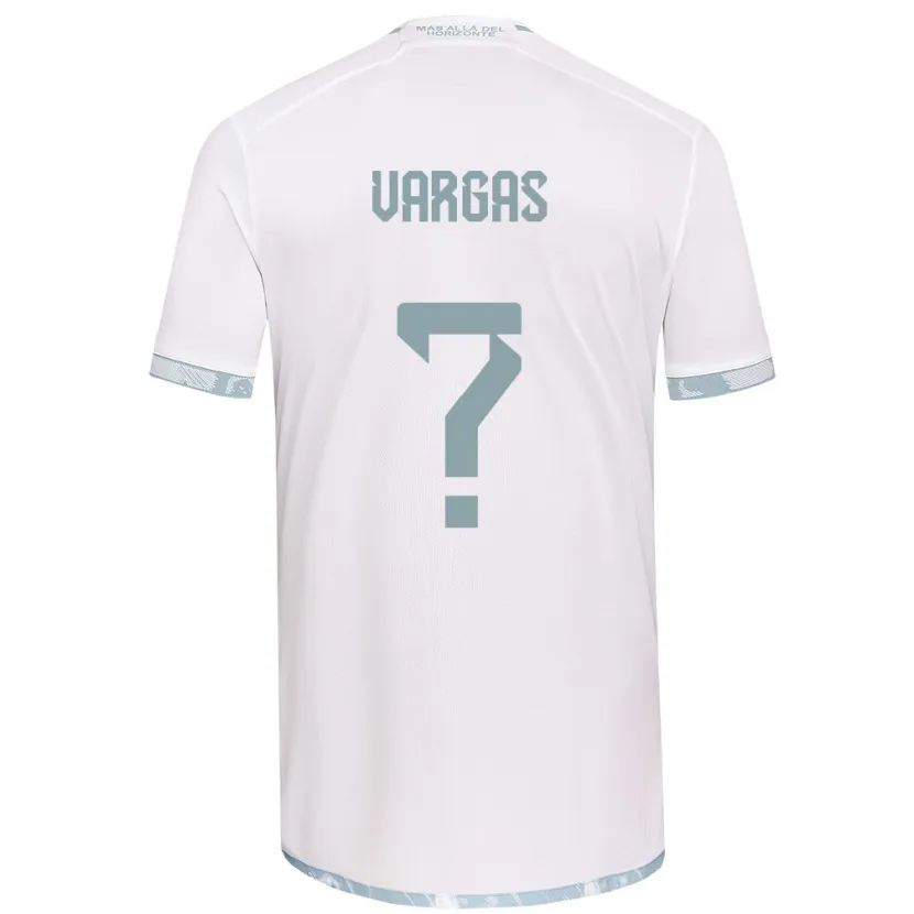 Danxen Kinder Diego Vargas #0 Weiß Grau Auswärtstrikot Trikot 2024/25 T-Shirt Schweiz