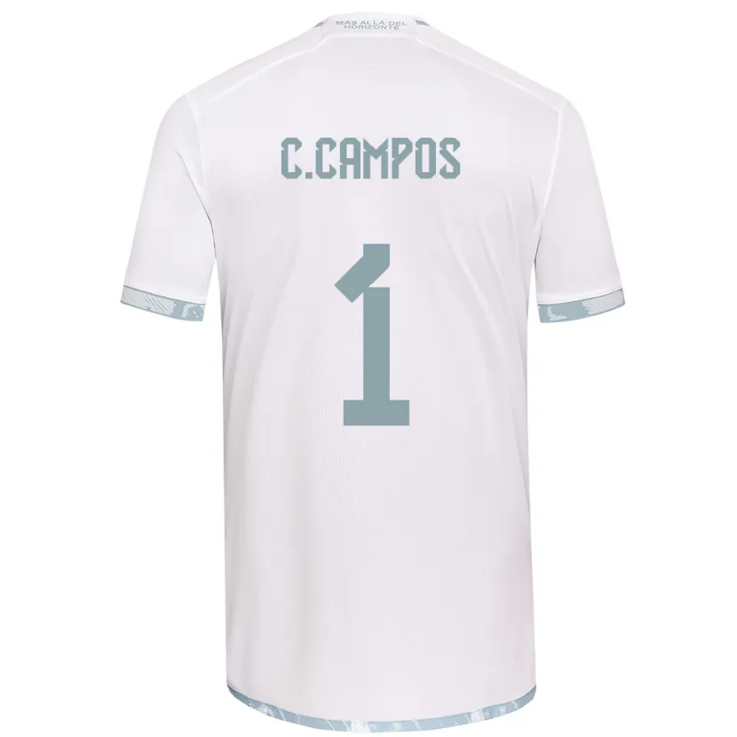 Danxen Kinder Cristóbal Campos #1 Weiß Grau Auswärtstrikot Trikot 2024/25 T-Shirt Schweiz