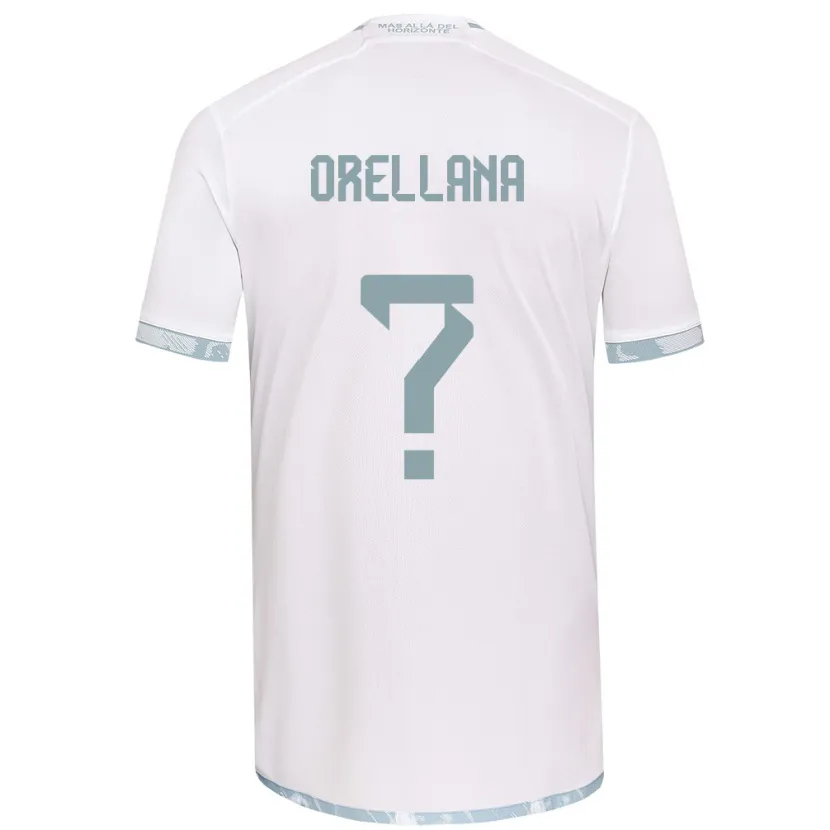 Danxen Kinder Bastián Orellana #0 Weiß Grau Auswärtstrikot Trikot 2024/25 T-Shirt Schweiz