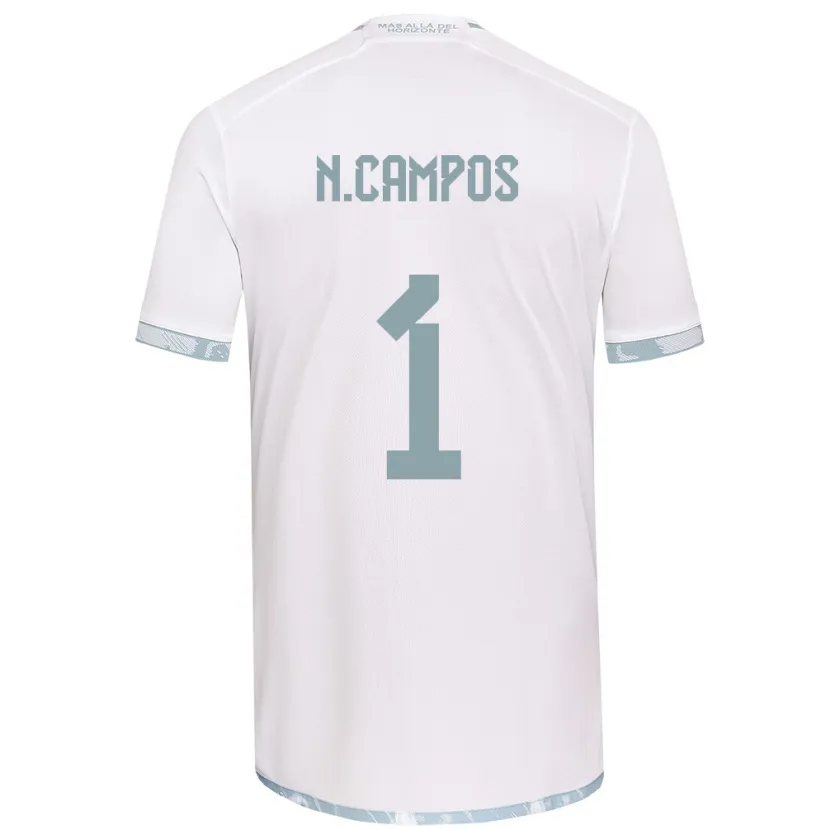 Danxen Kinder Natalia Campos #1 Weiß Grau Auswärtstrikot Trikot 2024/25 T-Shirt Schweiz