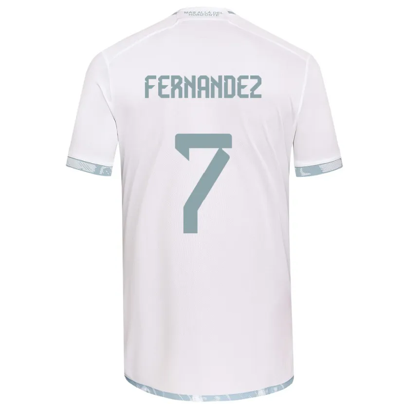 Danxen Kinder Rebeca Fernández #7 Weiß Grau Auswärtstrikot Trikot 2024/25 T-Shirt Schweiz