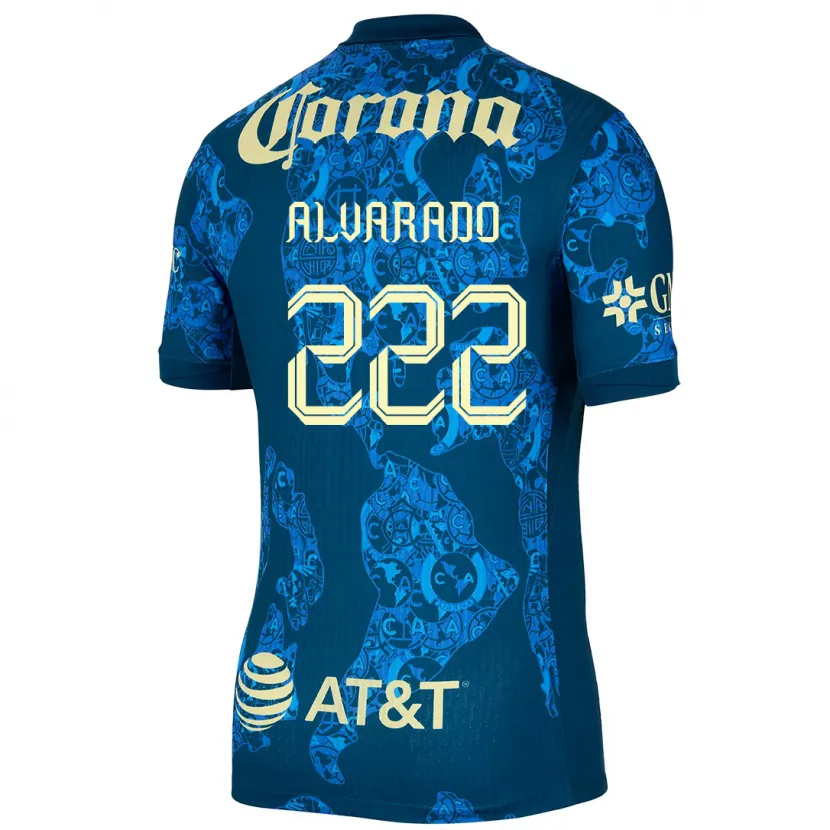 Danxen Kinder Daniel Alvarado #222 Blau Gelb Auswärtstrikot Trikot 2024/25 T-Shirt Schweiz