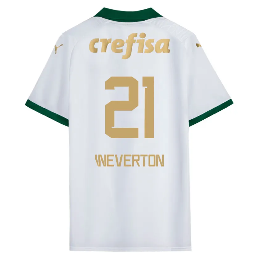 Danxen Kinder Weverton #21 Weiß Grün Auswärtstrikot Trikot 2024/25 T-Shirt Schweiz