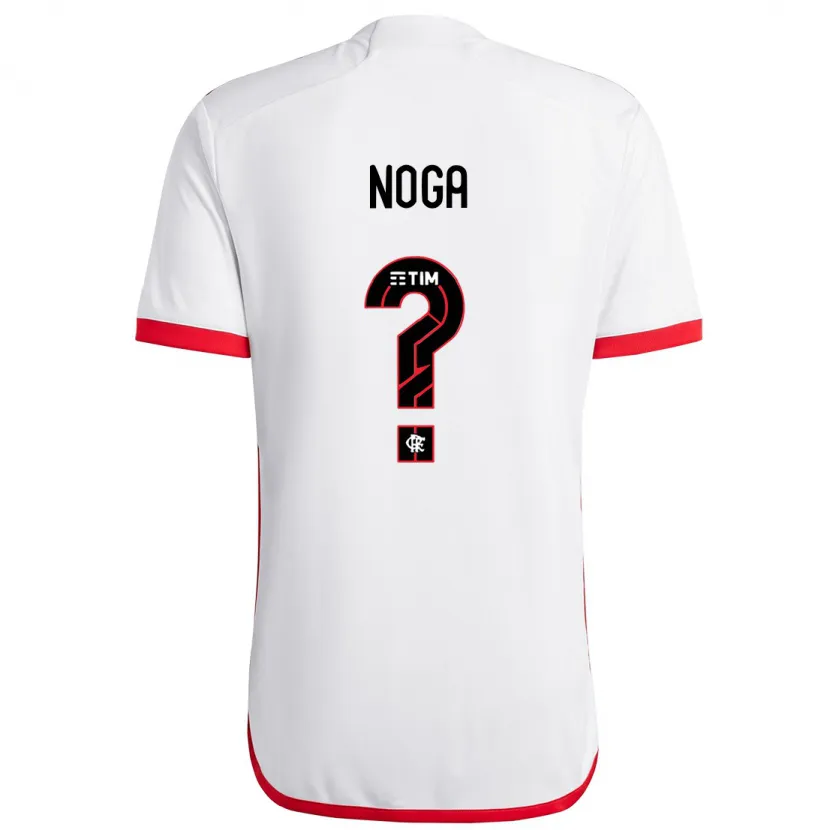 Danxen Kinder Gabriel Noga #0 Weiß Rot Auswärtstrikot Trikot 2024/25 T-Shirt Schweiz