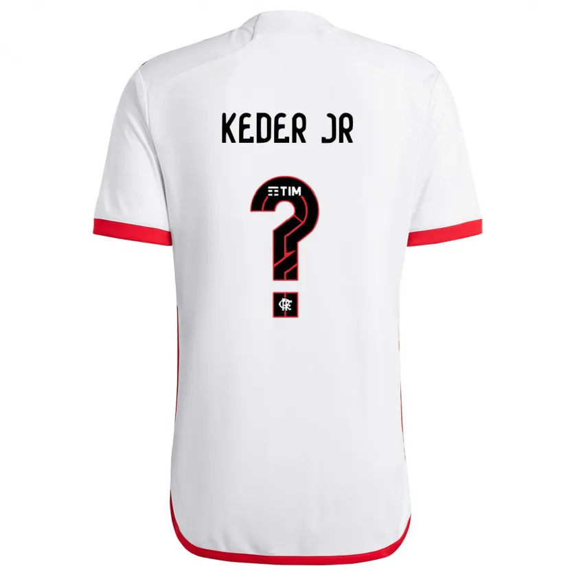 Danxen Kinder Keder Jr #0 Weiß Rot Auswärtstrikot Trikot 2024/25 T-Shirt Schweiz