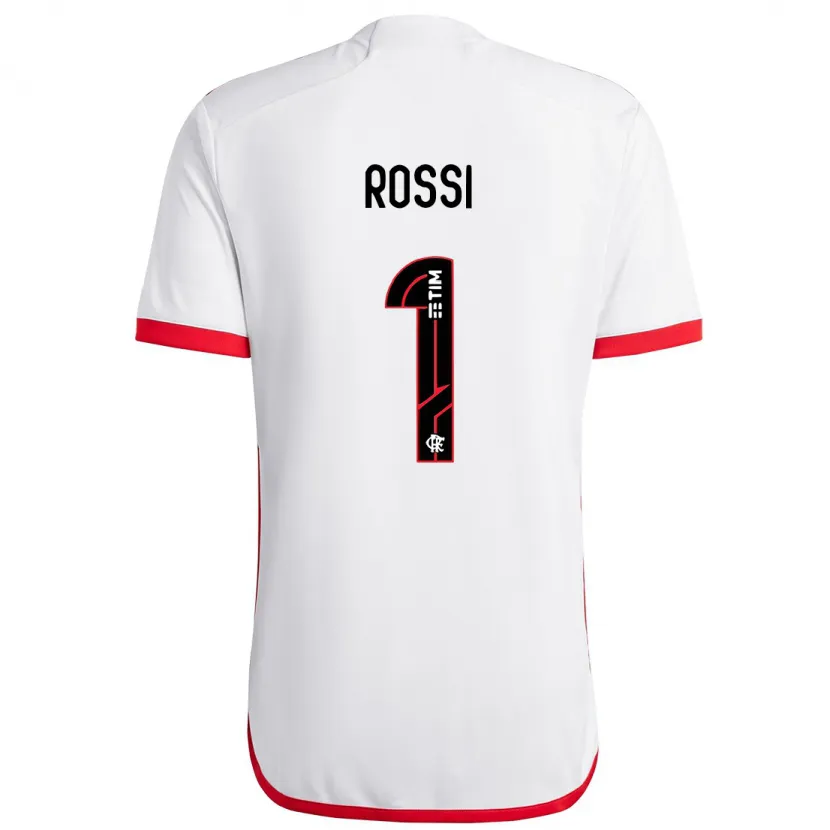 Danxen Kinder Agustín Rossi #1 Weiß Rot Auswärtstrikot Trikot 2024/25 T-Shirt Schweiz