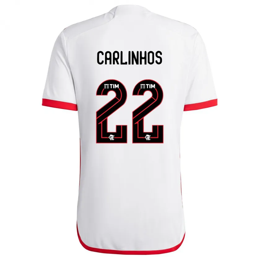 Danxen Kinder Carlinhos #22 Weiß Rot Auswärtstrikot Trikot 2024/25 T-Shirt Schweiz