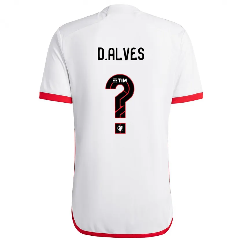 Danxen Kinder Dyogo Alves #0 Weiß Rot Auswärtstrikot Trikot 2024/25 T-Shirt Schweiz