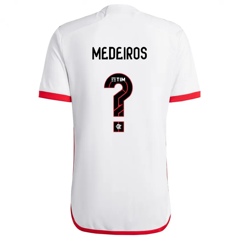 Danxen Kinder Thiago Medeiros #0 Weiß Rot Auswärtstrikot Trikot 2024/25 T-Shirt Schweiz