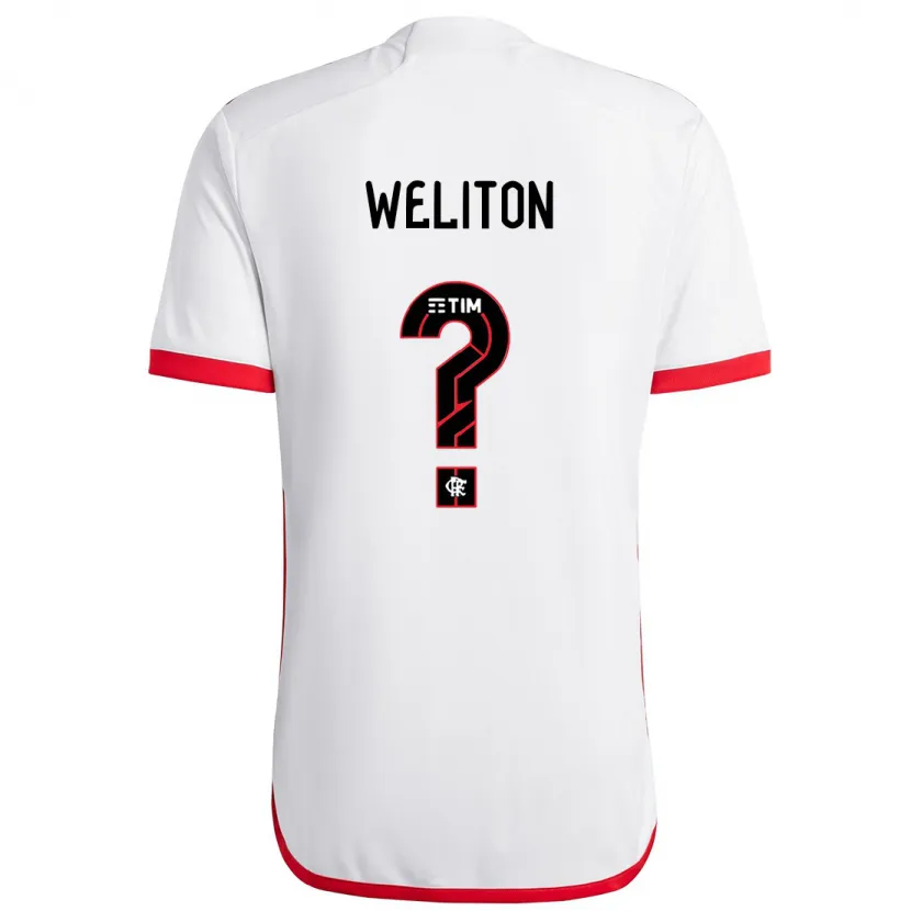 Danxen Kinder Weliton #0 Weiß Rot Auswärtstrikot Trikot 2024/25 T-Shirt Schweiz