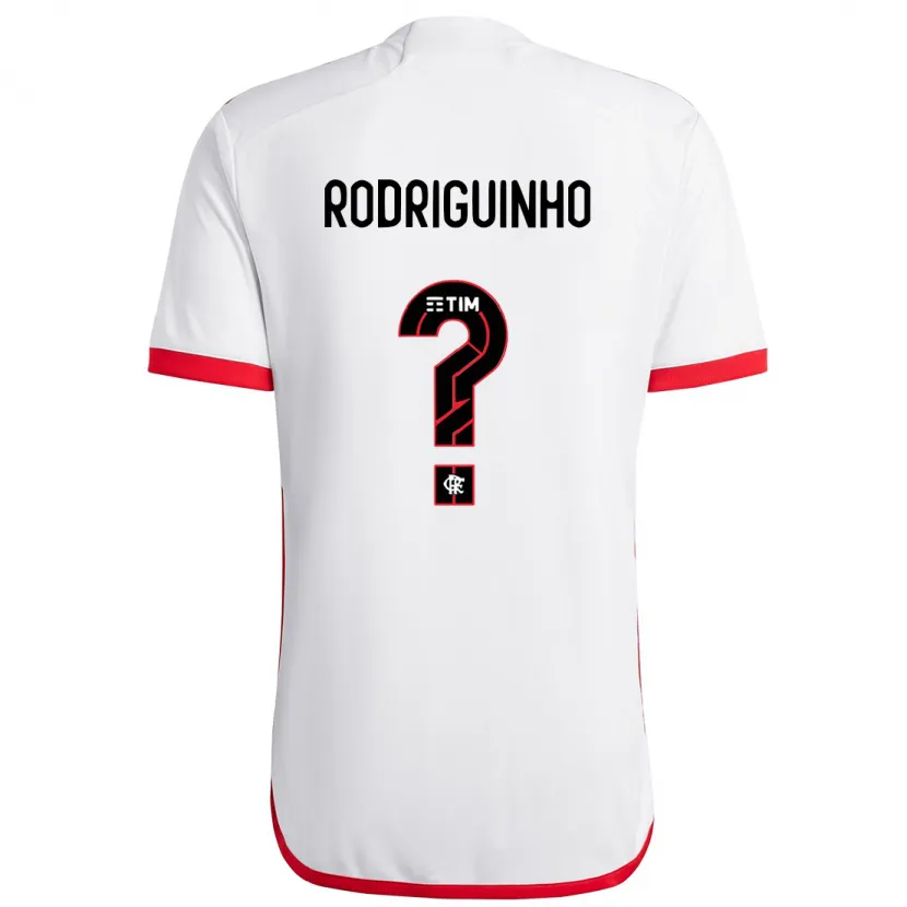 Danxen Kinder Rodriguinho #0 Weiß Rot Auswärtstrikot Trikot 2024/25 T-Shirt Schweiz