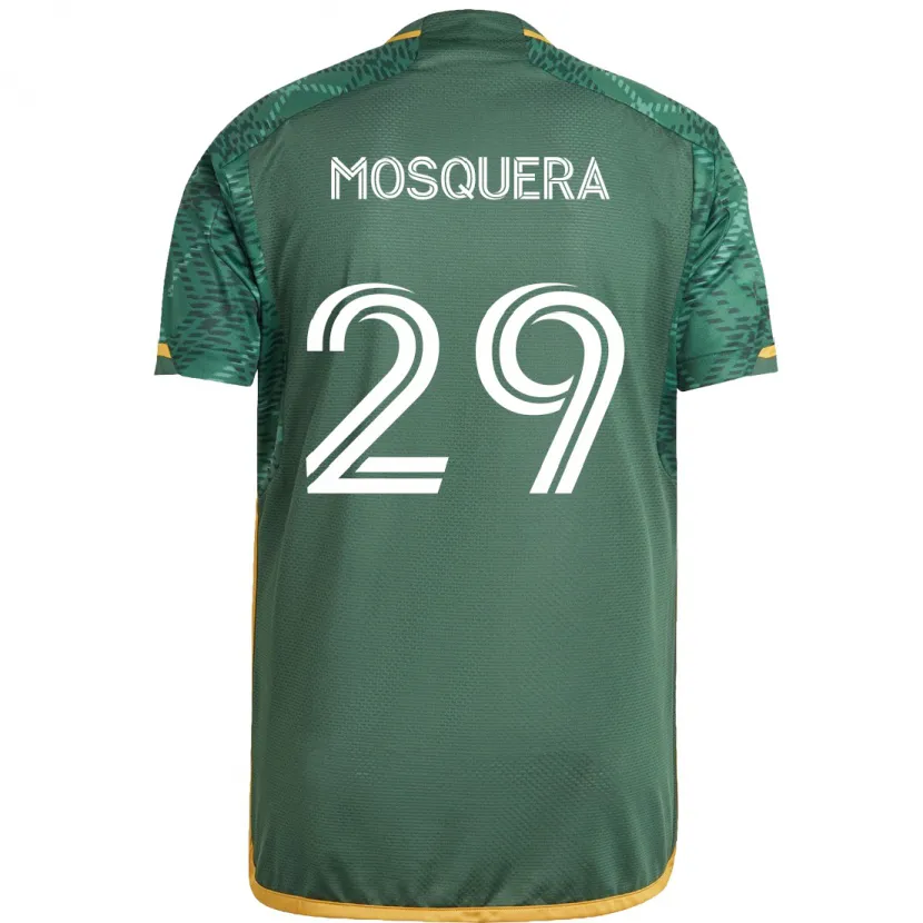 Danxen Herren Juan Mosquera #29 Grün Orange Heimtrikot Trikot 2024/25 T-Shirt Schweiz