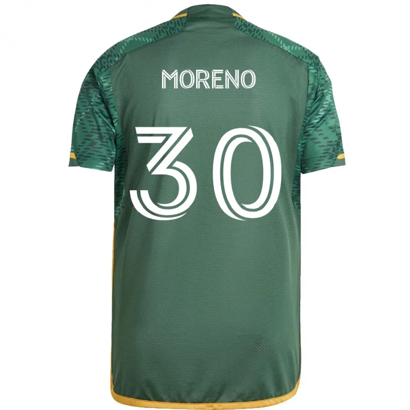 Danxen Herren Santiago Moreno #30 Grün Orange Heimtrikot Trikot 2024/25 T-Shirt Schweiz