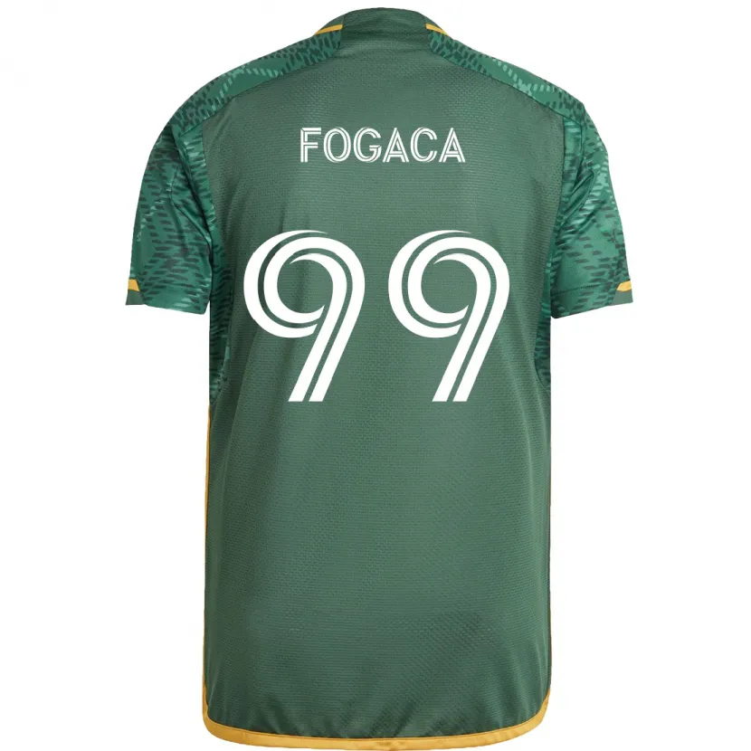 Danxen Herren Nathan Fogaça #99 Grün Orange Heimtrikot Trikot 2024/25 T-Shirt Schweiz