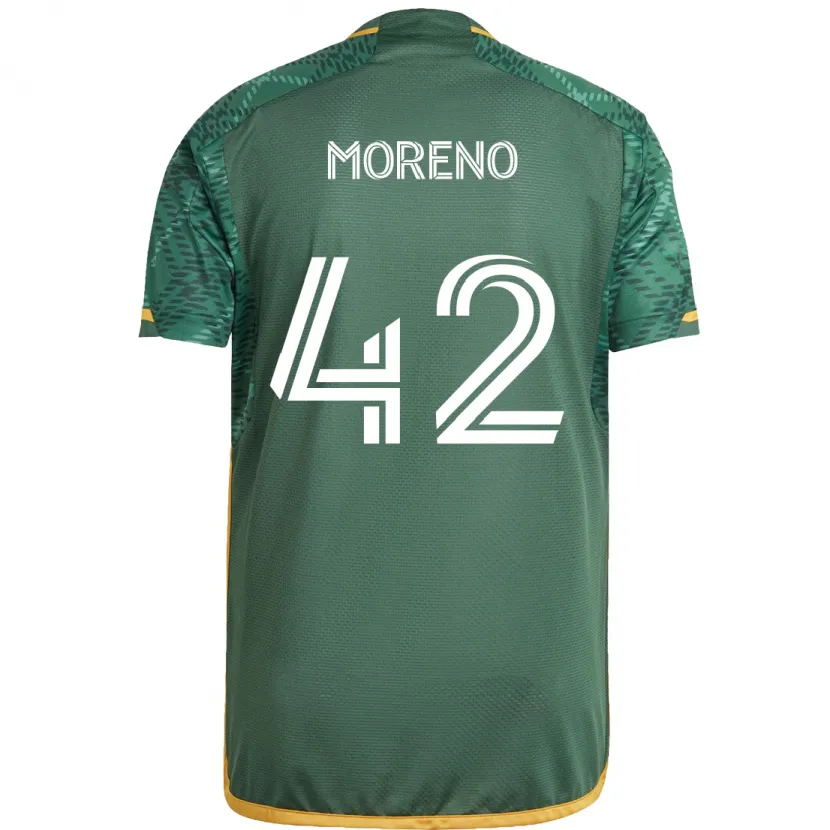 Danxen Herren Alexis Moreno #42 Grün Orange Heimtrikot Trikot 2024/25 T-Shirt Schweiz