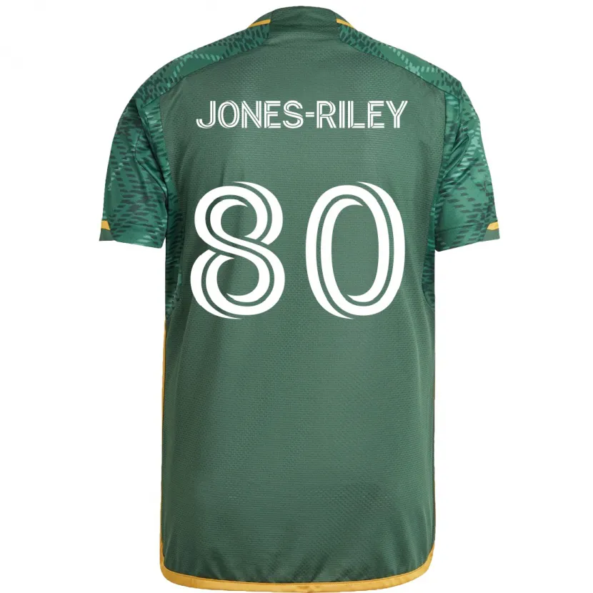 Danxen Herren Jaden Jones-Riley #80 Grün Orange Heimtrikot Trikot 2024/25 T-Shirt Schweiz