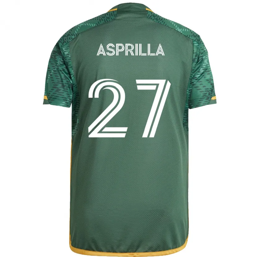 Danxen Herren Dairon Asprilla #27 Grün Orange Heimtrikot Trikot 2024/25 T-Shirt Schweiz