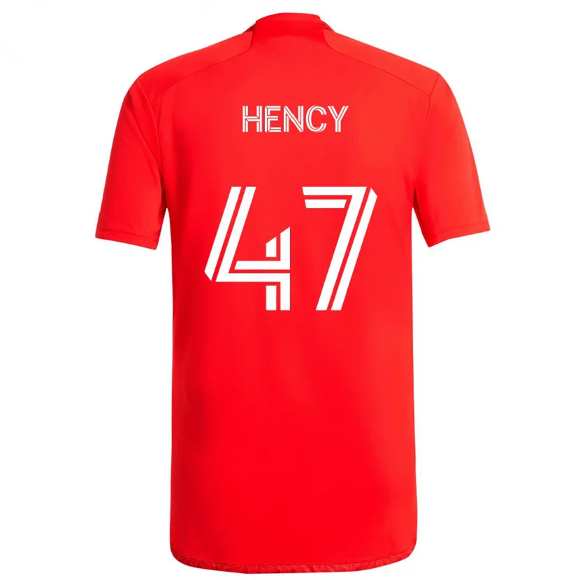 Danxen Herren Billy Hency #47 Rot-Weiss Heimtrikot Trikot 2024/25 T-Shirt Schweiz