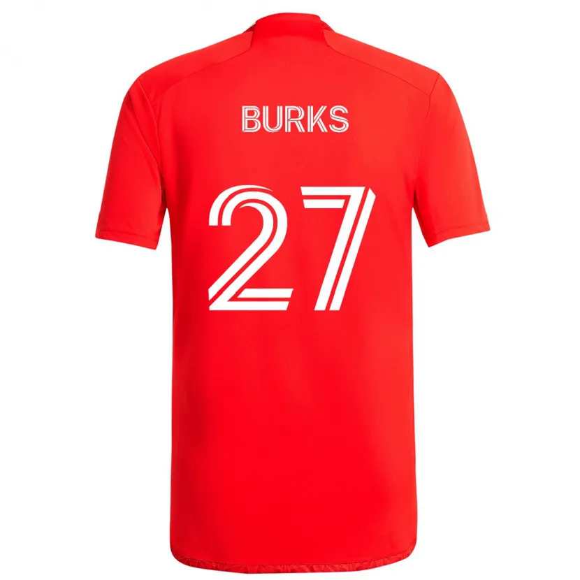 Danxen Herren Kendall Burks #27 Rot-Weiss Heimtrikot Trikot 2024/25 T-Shirt Schweiz