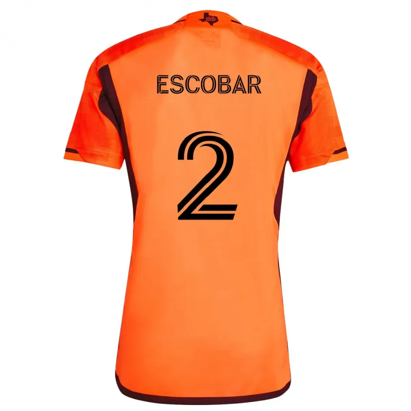 Danxen Herren Franco Escobar #2 Orange Schwarz Heimtrikot Trikot 2024/25 T-Shirt Schweiz