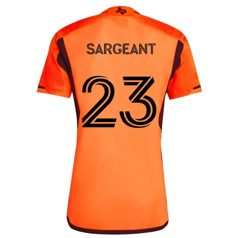 Danxen Herren Kieran Sargeant #23 Orange Schwarz Heimtrikot Trikot 2024/25 T-Shirt Schweiz