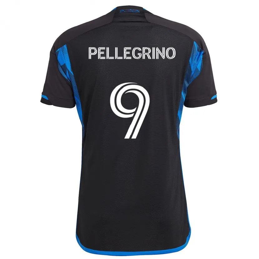 Danxen Herren Amahl Pellegrino #9 Blau Schwarz Heimtrikot Trikot 2024/25 T-Shirt Schweiz